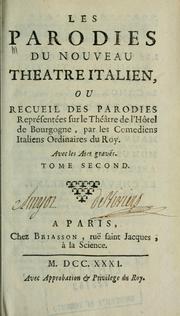 Les Parodies du nouveau theatre italien by Dominique, Pierre François Biancolelli called