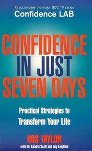 Cover of: Confidence in Just Seven Days by Ross Taylor