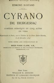 Cover of: Cyrano de Bergerac by Edmond Rostand