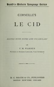 Cover of: Corneille's Le cid by Pierre Corneille