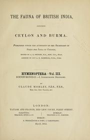 Cover of: Hymenoptera ...