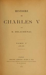 Cover of: Histoire de Charles by R. Delachenal