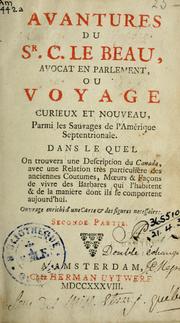 Cover of: Aventures du Sr. C. Le Beau, avocat en parlement by Claude Le Beau