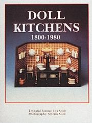 Cover of: Doll Kitchens, 1800-1980 by Eva Stille, Eva Stille