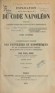 Explication théorique et pratique du Code Napoléon by Victor Napoléon Marcadé