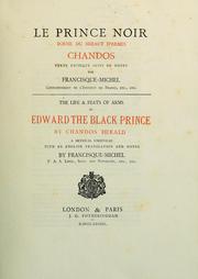 Cover of: Le Prince Noir by Chandos Herald
