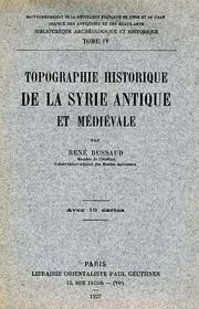 Cover of: La Syrie by 