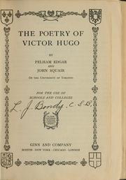 Cover of: The poetry of Victor Hugo by Victor Hugo