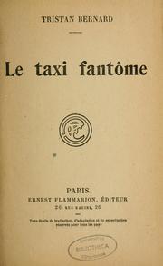 Cover of: Le taxi fantôme