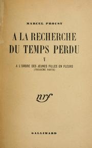 Cover of: À l'ombre des jeunes filles en fleurs