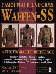 Cover of: Camouflage Uniforms of the Waffen-Ss : A Photographic Reference. (Schiffer Military/Aviation History)