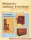 Cover of: Miniature antique furniture