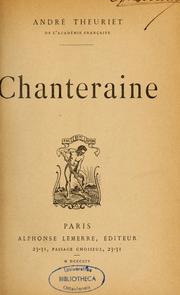 Cover of: Chanteraine