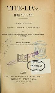 Cover of: Livres XXVI à XXX