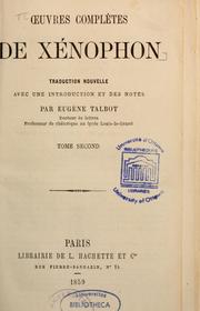Cover of: Oeuvres complètes de Xénophon