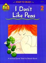 Cover of: I Don't Like Peas (Start to Read)