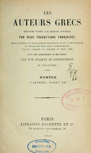 Cover of: L'Odyssée