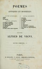 Cover of: Poèmes antiques et modernes