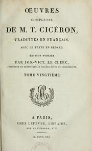 Cover of: Oeuvres complètes: traduites en français avec le texte en regard