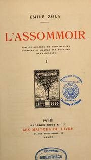 Cover of: L'assommoir by Émile Zola