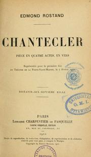 Cover of: Chantecler by Edmond Rostand