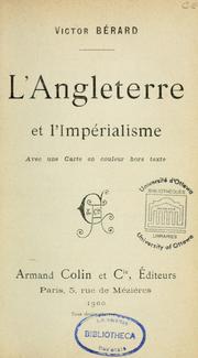 Cover of: L'Angleterre et l'impérialisme