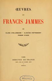 Cover of: Oeuvres de Francis Jammes