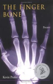 Cover of: The Finger Bone by Kevin Prufer