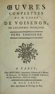 Cover of: Oeuvres complettes