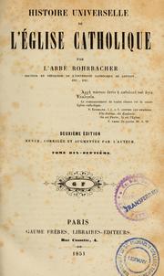 Cover of: Histoire universelle de l'église catholique