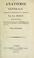 Cover of: Anatomie générale