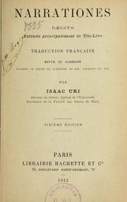 Cover of: Narrationes: récits extraits principalement de Tite-Live