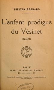 Cover of: L'enfant prodigue du Vésinet: roman