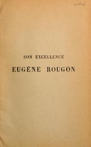 Cover of: Son Excellence Eugène Rougon by Émile Zola