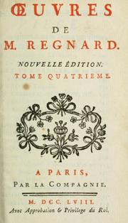 Cover of: Oeuvres de M. Regnard by Jean François Regnard