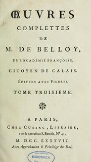 Cover of: Oeuvres complettes de M. de Belloy