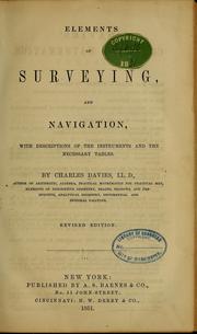 Cover of: Elements of surveying