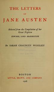 Cover of: Letters of Jane Austen by Jane Austen