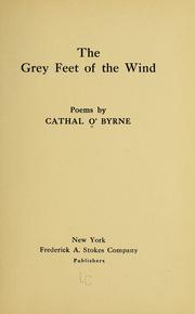 Cover of: The grey feet of the wind: poems