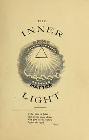 Cover of: The inner light ...