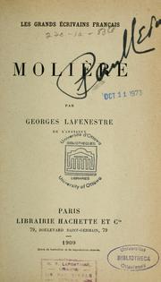 Cover of: Molière by Georges Lafenestre