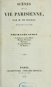 Cover of: Scènes de la vie parisienne