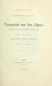Cover of: Tartarin sur les Alpes: nouveaux exploits du héros tarasconnais