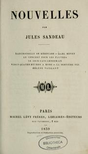 Cover of: Nouvelles: Mademoiselle de Kérouane - Karl Henry - Le concert pour les pauvres - Le jour dans lendemain - Vingt-quatre heures à Rome - La dernière fée - Hélène Vaillant