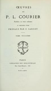 Cover of: Oeuvres