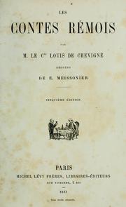 Cover of: Les contes rémois ... by Chevigné, Louis, M. J. Le R. de. comte