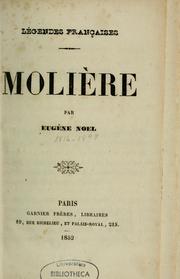 Cover of: Molière