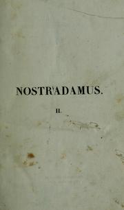 Cover of: Nostradamus