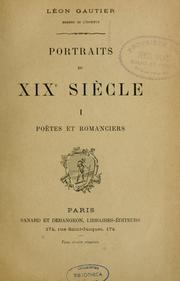 Cover of: Portraits du XIXe siècle