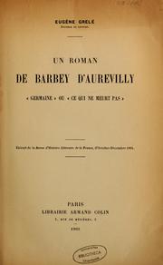 Un roman de Barbey d'Aurevilly by J. Barbey d'Aurevilly
